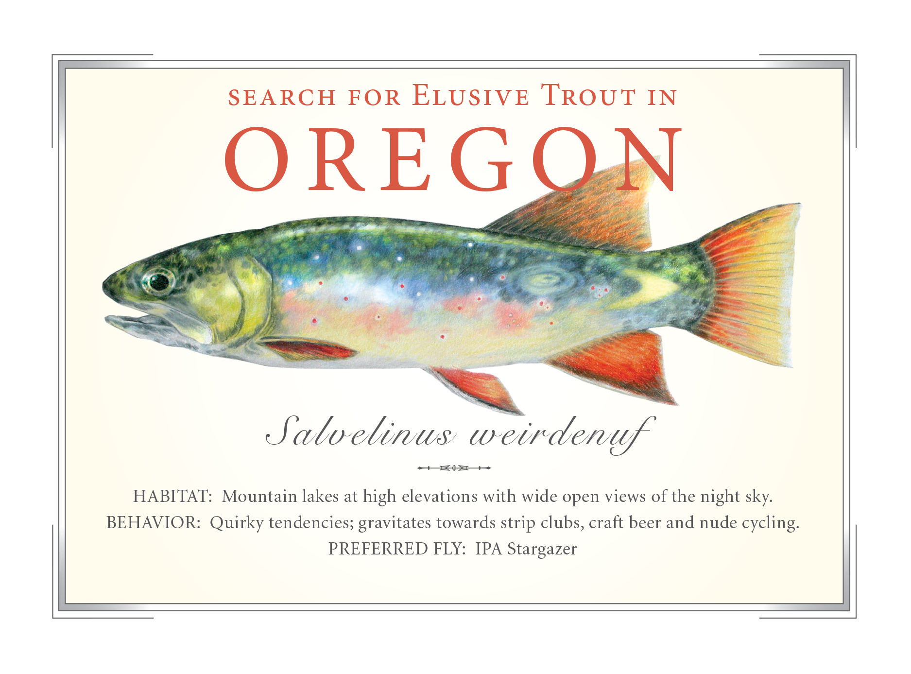 Oregon State Card