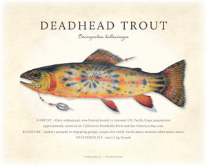 Deadhead Trout Giclee Print