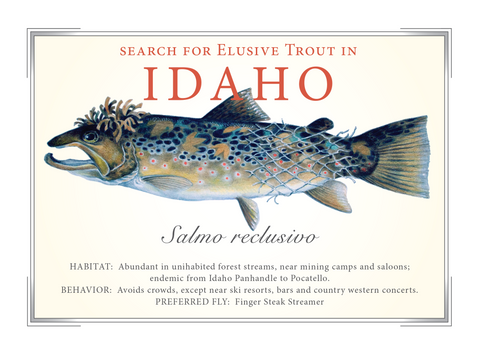 Idaho State Trout Card