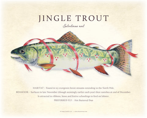 Jingle Trout Giclee Print