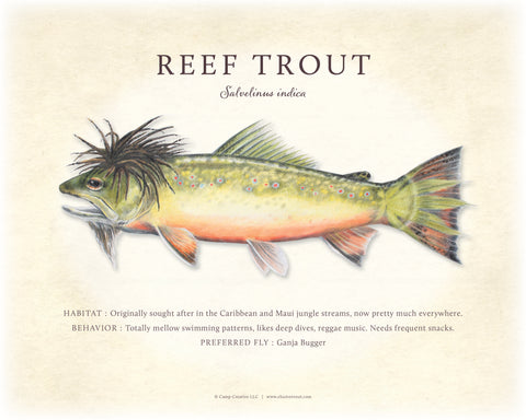 Reef Trout Giclee Print