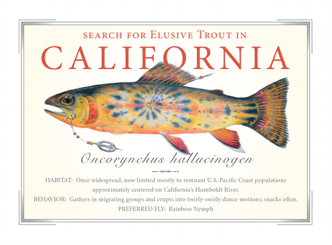 California State Trout Card