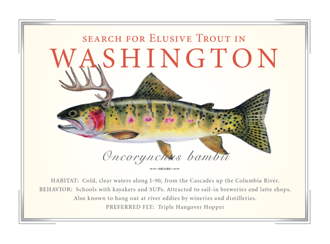 Washington State Trout Card