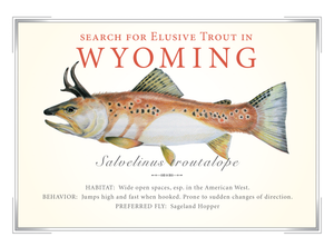 Wyoming State Card