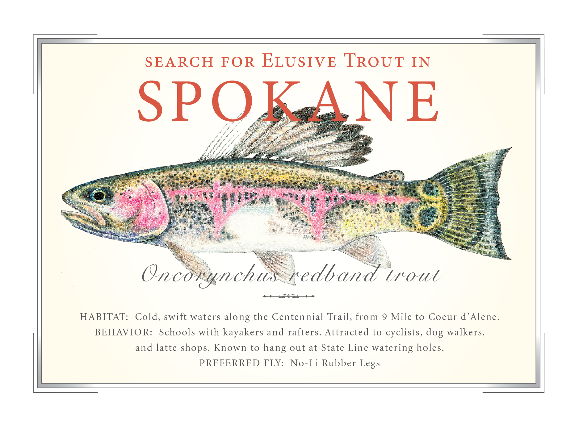 Spokane Redband Trout Card