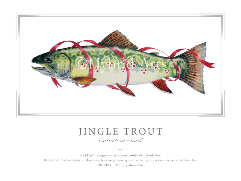 Jingle Trout Print